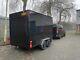 10 Foot Box Trailer Twin Axle 6ft Wide Roller Shutter Led Lighting