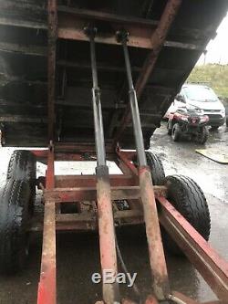 10 Ton Tipping Trailer. Twin Ram, twin Axle With Insulated Body