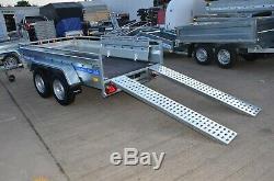 10 ft x 5 ft Trailer 2700kg twin axle with Loading Ramps