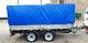 10 X 5.5 Twin Axle Trailer With Mesh Sides, Fitted Tarpaulin 3500kg New Tyres