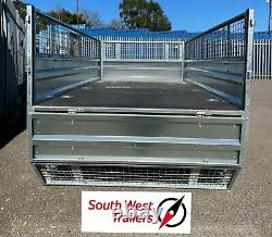 10'x5' Twin Axle Trailer 750kg DROPSIDE / FLAT BED 300cmx150cmx32cm INC VAT