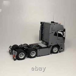 1073pcs Giant Volvo Truck cab with optional Trailer building blocks set