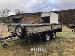 10ft X 6FT 2700KG INDESPENSION TWIN AXLE DROPSIDE TRAILER