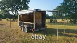 10ft twin axle exhibition / market / food trailer