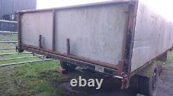 10ft x 6ft 7in Twin Axle Tipping Trailer Project Flatbed Tipper