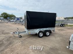 10x5 Box Trailer 2700kg Twin Axle Heavy Duty Car Van Trailer AL-KO + Ramps