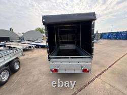 10x5 Box Trailer 2700kg Twin Axle Heavy Duty Car Van Trailer AL-KO + Ramps