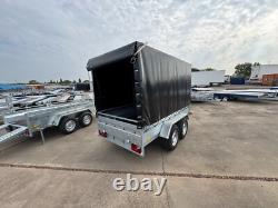 10x5 Box Trailer 2700kg Twin Axle Heavy Duty Car Van Trailer AL-KO + Ramps
