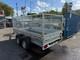 10x5ft Twin Axle Flat Trailer With Mesh Sides Unbraked 750kg 300cm X 150cm