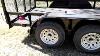 12 X 76 Gated Tandem Axle Utility Trailer