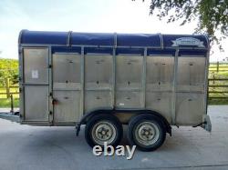 12ft Graham Edwards livestock Cattle Trailer twin axle