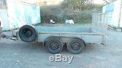 12ft Ifor williams Twin axle 3.5t plant trailer heavy duty digger 3500kg