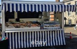 12ft Twin Axle Fishmonger Market Trailer Wet Fish Counter catering Needs TLC