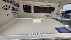 12ft Twin Axle Fishmonger Market Trailer Wet Fish Counter catering Needs TLC