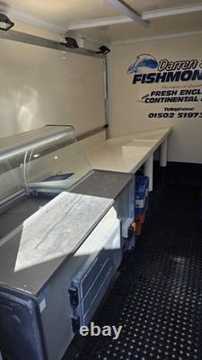 12ft Twin Axle Fishmonger Market Trailer Wet Fish Counter catering Needs TLC
