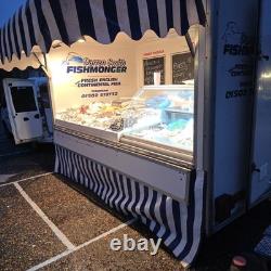 12ft Twin Axle Fishmonger Market Trailer Wet Fish Counter catering Needs TLC