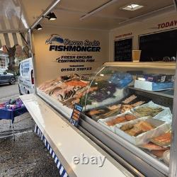 12ft Twin Axle Fishmonger Market Trailer Wet Fish Counter catering Needs TLC
