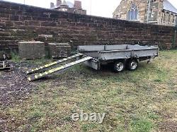 12ft X 6ft 2700kg Indespension Twin Axle Dropside Trailer