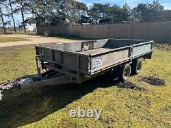 12ft x 6ft 6 Ifor Williams LM126 TWIN-AXLE DROPSIDE Trailer