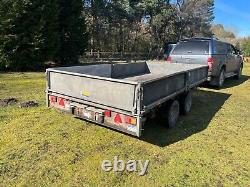 12ft x 6ft 6 Ifor Williams LM126 TWIN-AXLE DROPSIDE Trailer