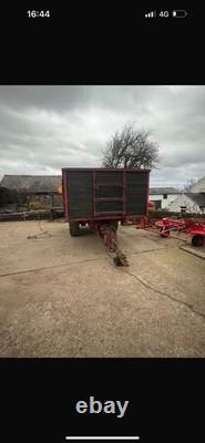 12tonne Twin Axle Tipping Trailer With Back Door