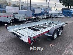 13.2ft x 6ft 2000kg Tilt Car Transporter Trailer TWIN Axle 4m x 1.8m