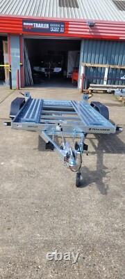 13.2ft x 6ft 2000kg Tilt Car Transporter Trailer TWIN Axle 4m x 1.8m