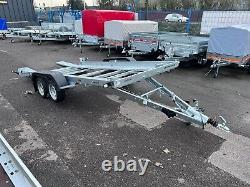 13.2ft x 6ft 2000kg Tilt Car Transporter Trailer TWIN Axle 4m x 1.8m
