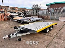 13.4ft x 6.4ft Trailer Twin Axle BEAVER TAIL 4m x 1.95m 2700kg WHEEL SIZE 13