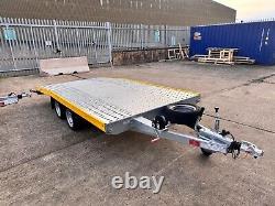 13.4ft x 6.4ft Trailer Twin Axle BEAVER TAIL 4m x 1.95m 2700kg WHEEL SIZE 13