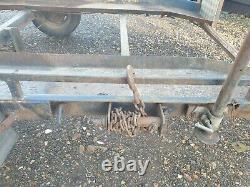 14 Ft (loading bed)Twin Axle Car Trailer