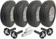 145r10 Twin Axle Trailer Kit High Speed Road Legal Wheels Hub & Stub Axles Hitch