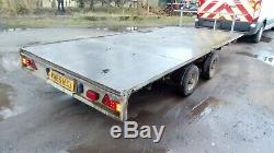 14ft x 6ft6Twin axle ifor williams trailer