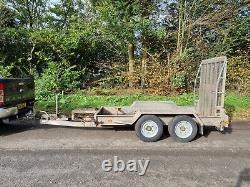 £1500+vat=£1800 2017 Indespension Twin Axle mini digger Plant 2700kg 9x4 Trailer