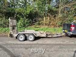 £1500+vat=£1800 2017 Indespension Twin Axle mini digger Plant 2700kg 9x4 Trailer