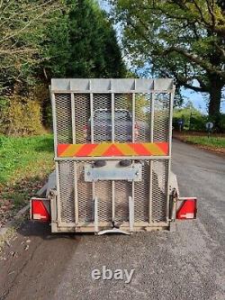 £1500+vat=£1800 2017 Indespension Twin Axle mini digger Plant 2700kg 9x4 Trailer