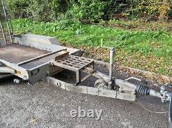 £1500+vat=£1800 2017 Indespension Twin Axle mini digger Plant 2700kg 9x4 Trailer