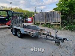 £1500+vat=£1800 2017 Indespension Twin Axle mini digger Plant 2700kg 9x4 Trailer