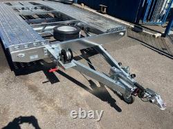 15ft TRAILER 2700kg Beaver Tail Car Transporter Twin Axle 450cm x 210cm
