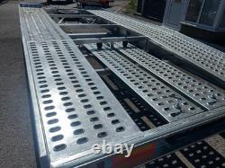 15ft TRAILER 2700kg Beaver Tail Car Transporter Twin Axle 450cm x 210cm