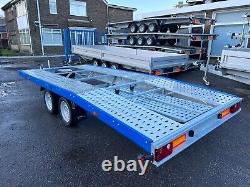 15ft x 6.6ft NEW Car Transporter Trailer Jupiter Twin Axle 4.5m x 2m 2700kg