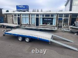 15ft x 6.6ft NEW Car Transporter Trailer Jupiter Twin Axle 4.5m x 2m 2700kg