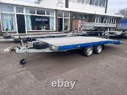 15ft x 6.6ft NEW Car Transporter Trailer Jupiter Twin Axle 4.5m x 2m 2700kg