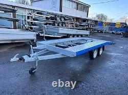 15ft x 6.6ft NEW Car Transporter Trailer Jupiter Twin Axle 4.5m x 2m 2700kg