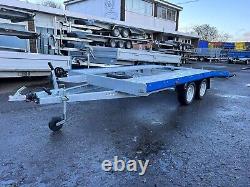 15ft x 6.6ft NEW Car Transporter Trailer Jupiter Twin Axle 4.5m x 2m 2700kg