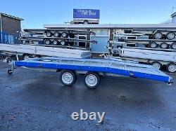 15ft x 6.6ft NEW Car Transporter Trailer Jupiter Twin Axle 4.5m x 2m 2700kg