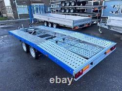 15ft x 6.6ft NEW Car Transporter Trailer Jupiter Twin Axle 4.5m x 2m 2700kg