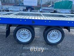 15ft x 6.6ft NEW Car Transporter Trailer Jupiter Twin Axle 4.5m x 2m 2700kg