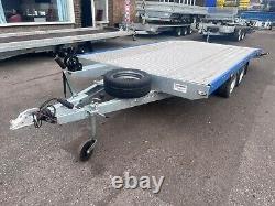 15ft x 6.6ft NEW Car Transporter Trailer Jupiter Twin Axle 4.5m x 2m 2700kg