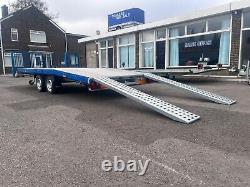 15ft x 6.6ft NEW Car Transporter Trailer Jupiter Twin Axle 4.5m x 2m 2700kg